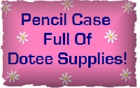 Pencil Case Full Of Dotee Supplies!