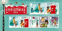 30 used Christmas Stamps during summertime