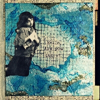 VJP:  4x4 Journal Page â€“ simple collage