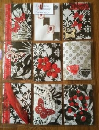 RED themed pocket letter theme pocket swap Newbies