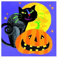 Halloween Series #1 - Black Cat ATC