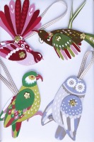 BLoG Monthly Paper Bird Ornament Swap - OCT 