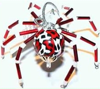 Beaded Christmas Spider swap! International