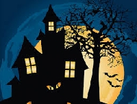  Halloween Series - #4 - Haunted House ATC