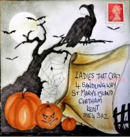 BLoG Halloween Bird Letter & Mail Art Swap 