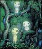 Miyazaki Kodama (Tree Spirit) Matchbox Shrine