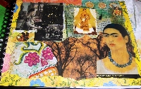 Handmade Frida Postcard Swap