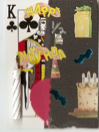 EDITED-ALTERED PLAYING CARDS -  KINGS -INTERNATIO