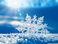 Winter themed ATC series #1-snow flake