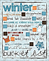 Winter Bucket List & Tuck-in