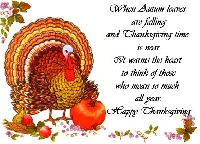 CHWH~ Thanksgiving Traditions
