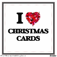 I Love Christmas Cards #1