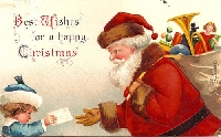 Santa Postcard