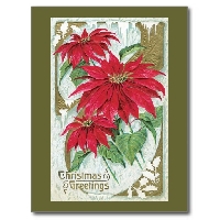 Christmas Card Swap #17 - Poinsettia