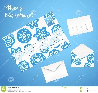 SS: Handmade Winter/Christmas Envelopes USA