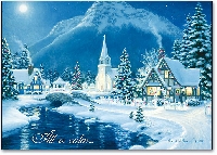 Christmas plans Postcard - US only
