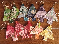 Quilted Christmas Tree Ornament! 