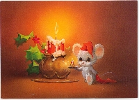 Christmas Card Fun - #8 Candle - USA