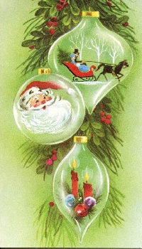 Christmas Card Fun - #10 Ornaments - USA