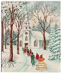 Religious Christmas - #6 Winter Scene - USA