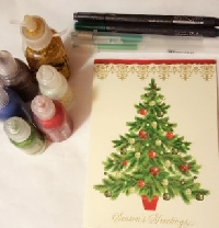 WIYM: Glitterize a Christmas Card