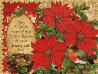Christmas Card Fun - #13 Poinsettia - USA