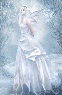 Winter Fairy ATC