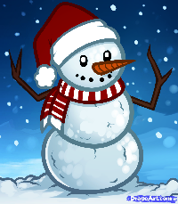 Christmas Profile Deco - Snowmen