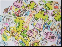 Swap 50 Kawaii Sticker Flakes