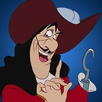 HD/HP Disney Villains ATC #2 Captain Hook