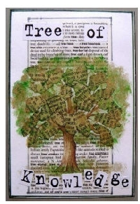 Create a Tree Postcard - Handmade 