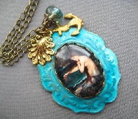 MLU: Handmade Mermaid Pendant with Necklace
