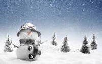 Winter series ATC #5-snowman 
