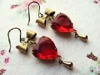 Handmade Valentine Earrings 