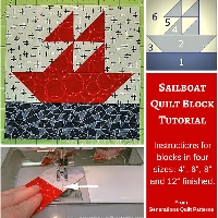 QnT NAUTICAL - boat quilt block swap series