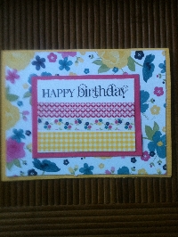 Happy Birthday Card Swap