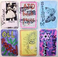 Mixed Media Art Journal Prompt Cards