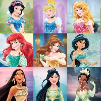 HD/HP ATC Series Disney Princesses - Make Up Swap