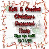 Knit and Crochet Christmas Ornament Swap - US ONLY