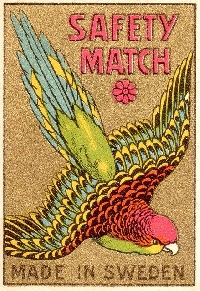 VC: Vintage Matchbox Cover - ATC