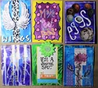 Mixed media art journal prompt cards #4