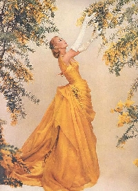 AACG:  Vintage Lady in Yellow