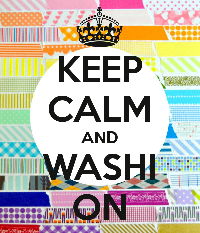 Getting our WASHI on!!!!