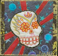 Day of the Dead mini (art) quilt...