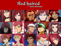 Anime Character Hair Color ATC #3 Red
