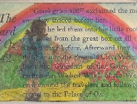 Wizard of Oz Book Page ATC