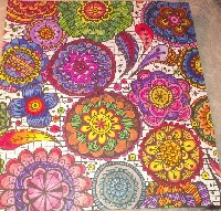 6x6 Journal page-Adult coloring page