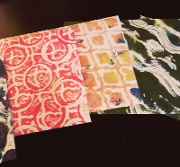 Gelli Plate Print Envelopes