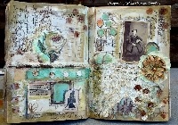 VTH:  Mixed Media Book/Journal Pages