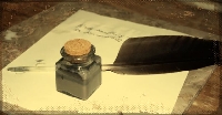 A Writer's ATC Series - #2:  Quill and Ink